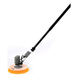 Brosse de nettoyage monotête pour panneaux solaires